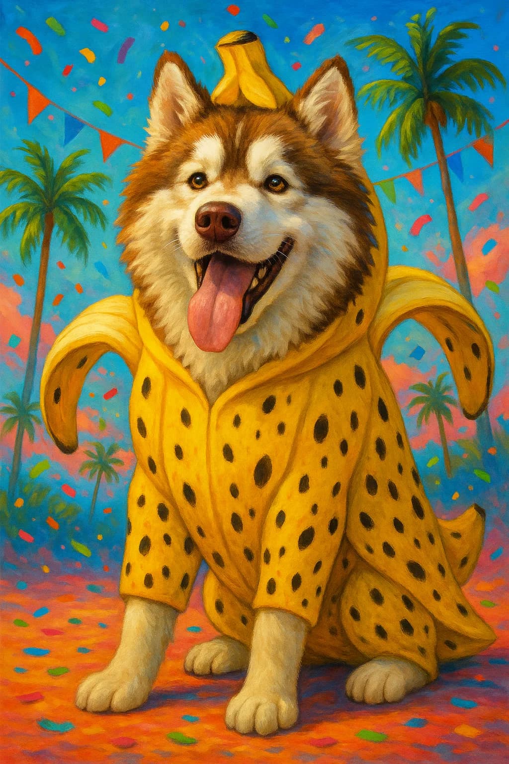 Banana Costume - Pet Portrait Theme