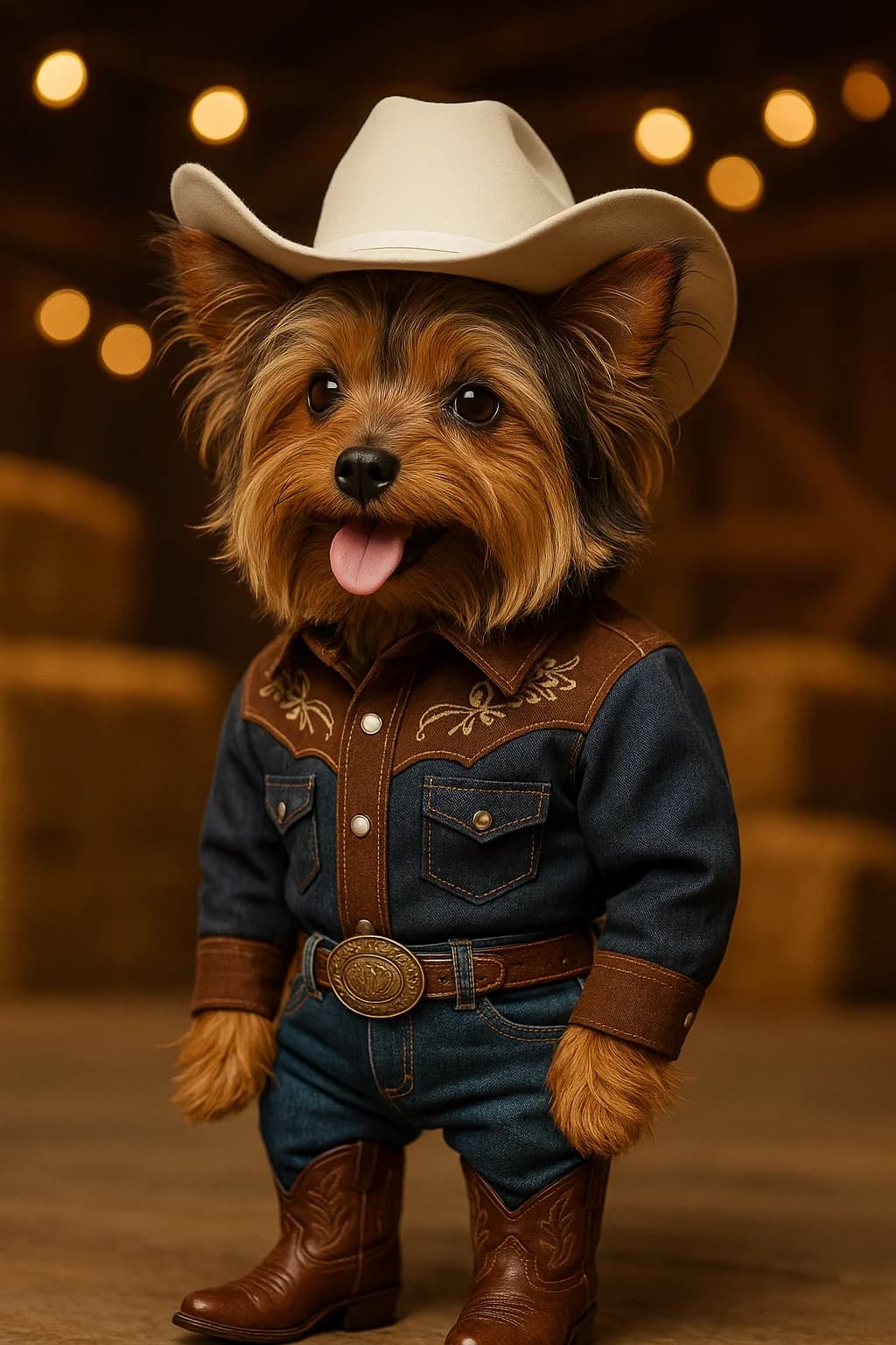 Country Music Star - Pet Portrait Theme